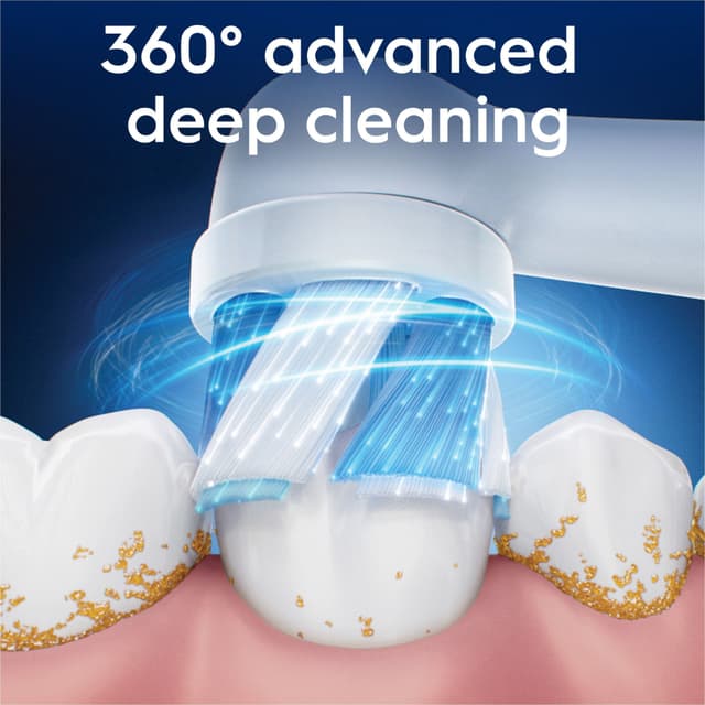 Oral-B iO Ultimate Clean tandbørstehoved 373470 3-stk (hvid)