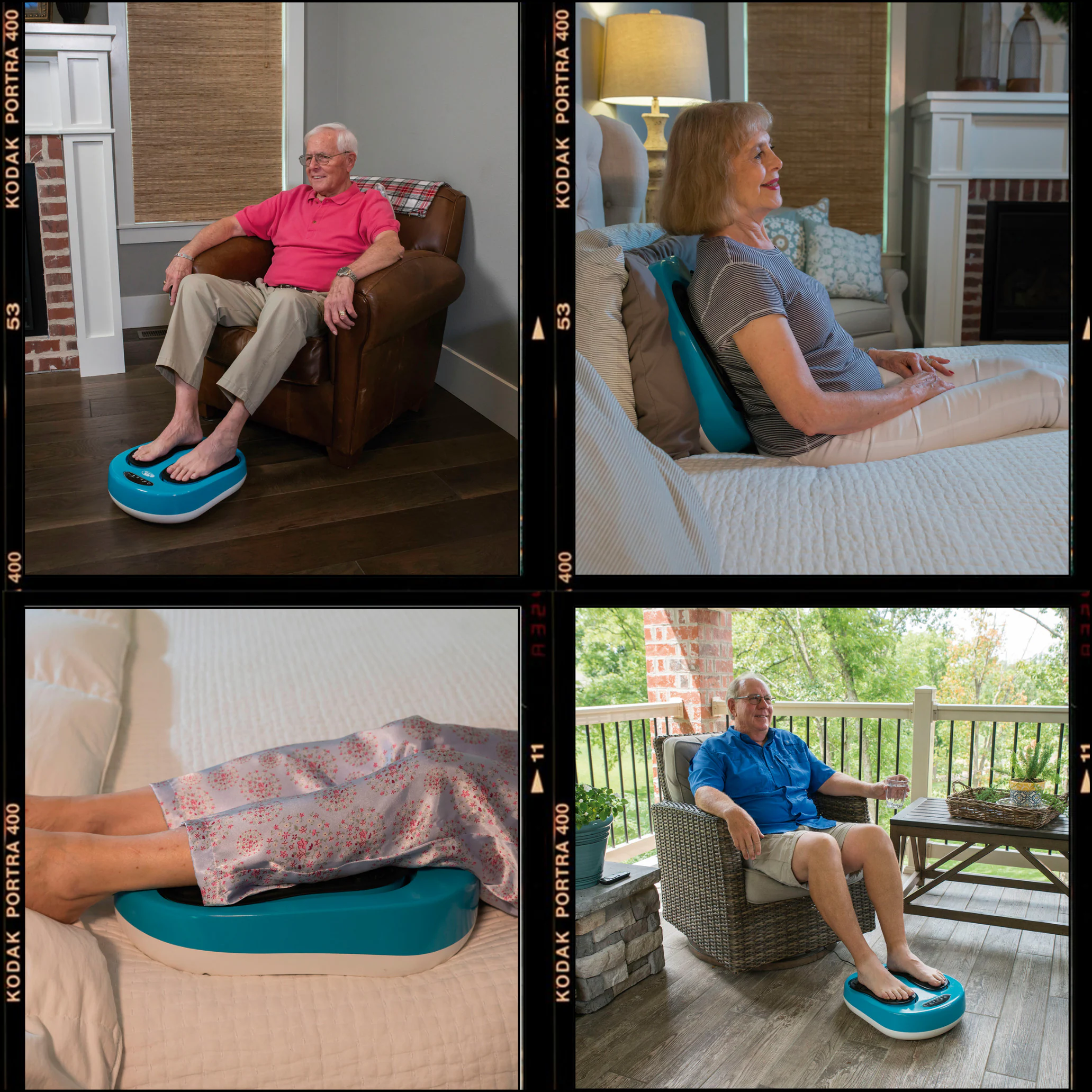 Gymform® Shiatsu Fußmassagegerät und Beinmassagegerät Leg Action