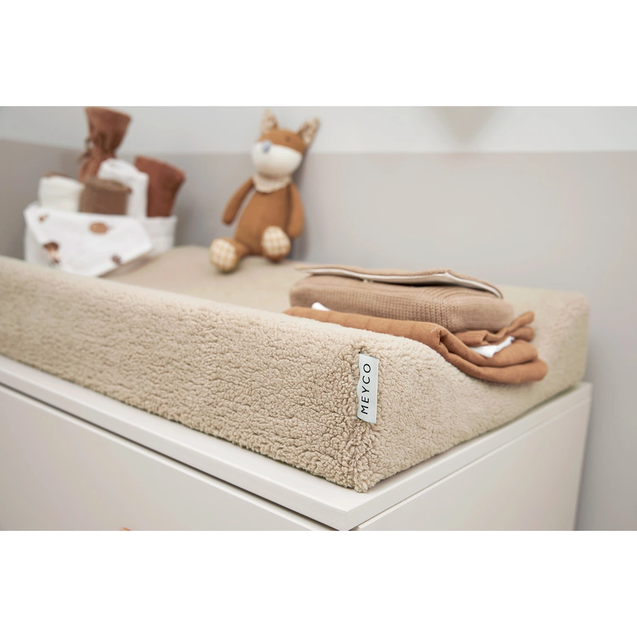 MEYCO Wickelauflagenbezug Teddy Sand  50 x 70 cm