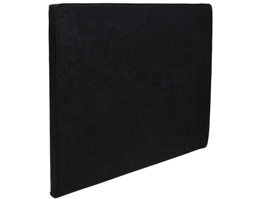 MERINOS - Tête de lit Melty velours nuit 160cm (170cm finie)