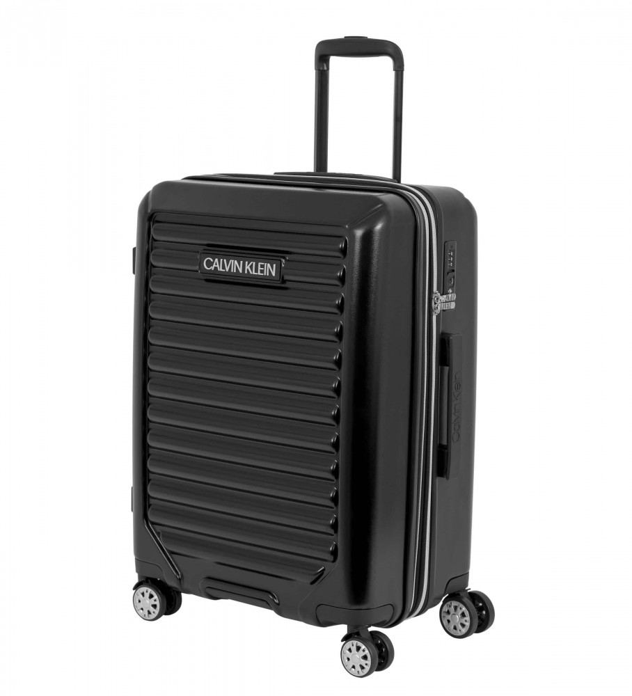 Mala de viagem média Calvin Klein Odyssey 70L preta - 42x28x59cm -