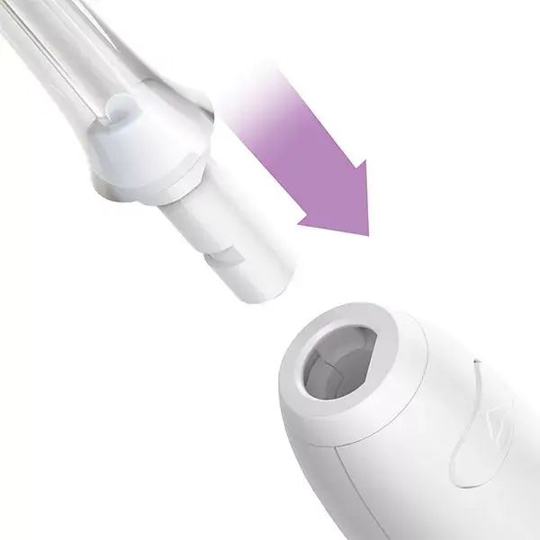 Irrigador oral sem fio Philips Sonicare 3000, branco, jato dental