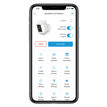 Ring Spotlight Camera Plus Battery Wit