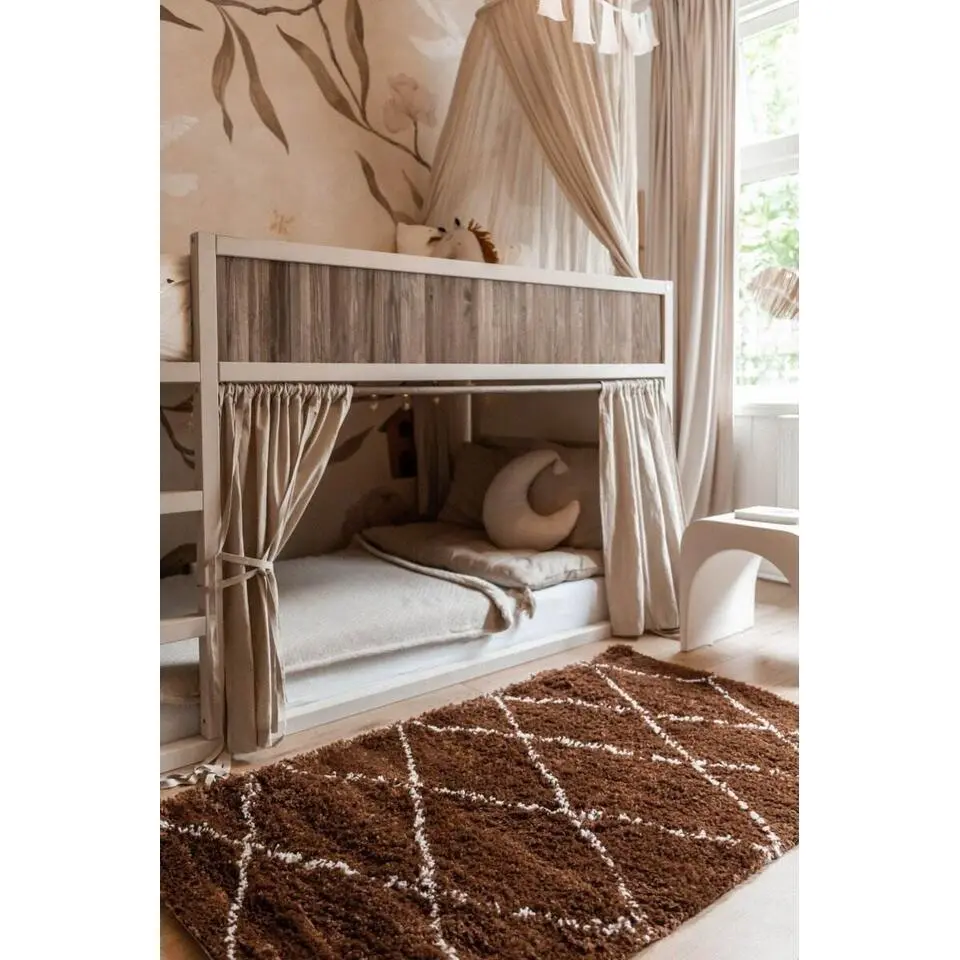 Interieur05 berber vloerkleed Nea roest/creme - 230 x 160 cm