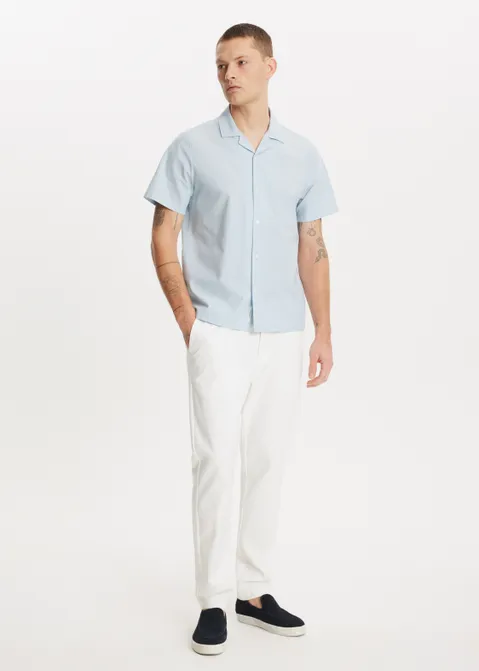 Overhemd melange blauw (BLW.L)