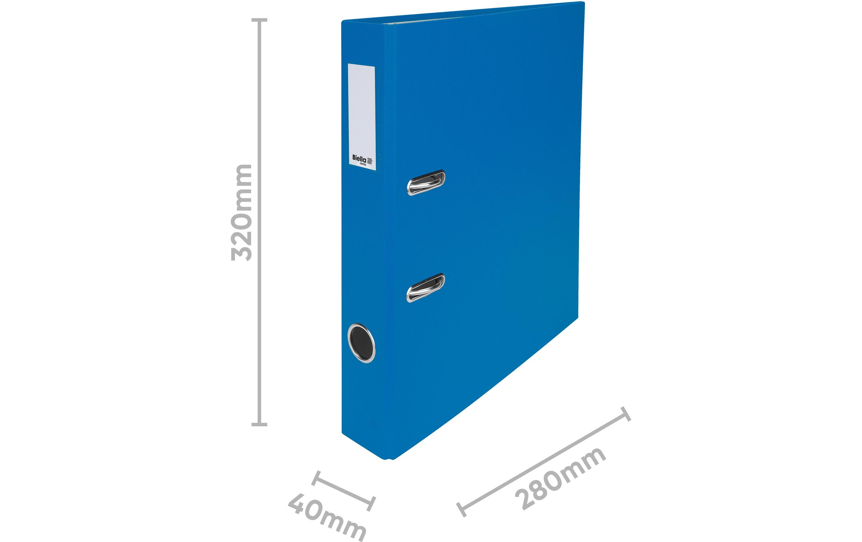 Ordner Plasticolor A4 4 cm, BlauOrdner mit Strong-Mechanik