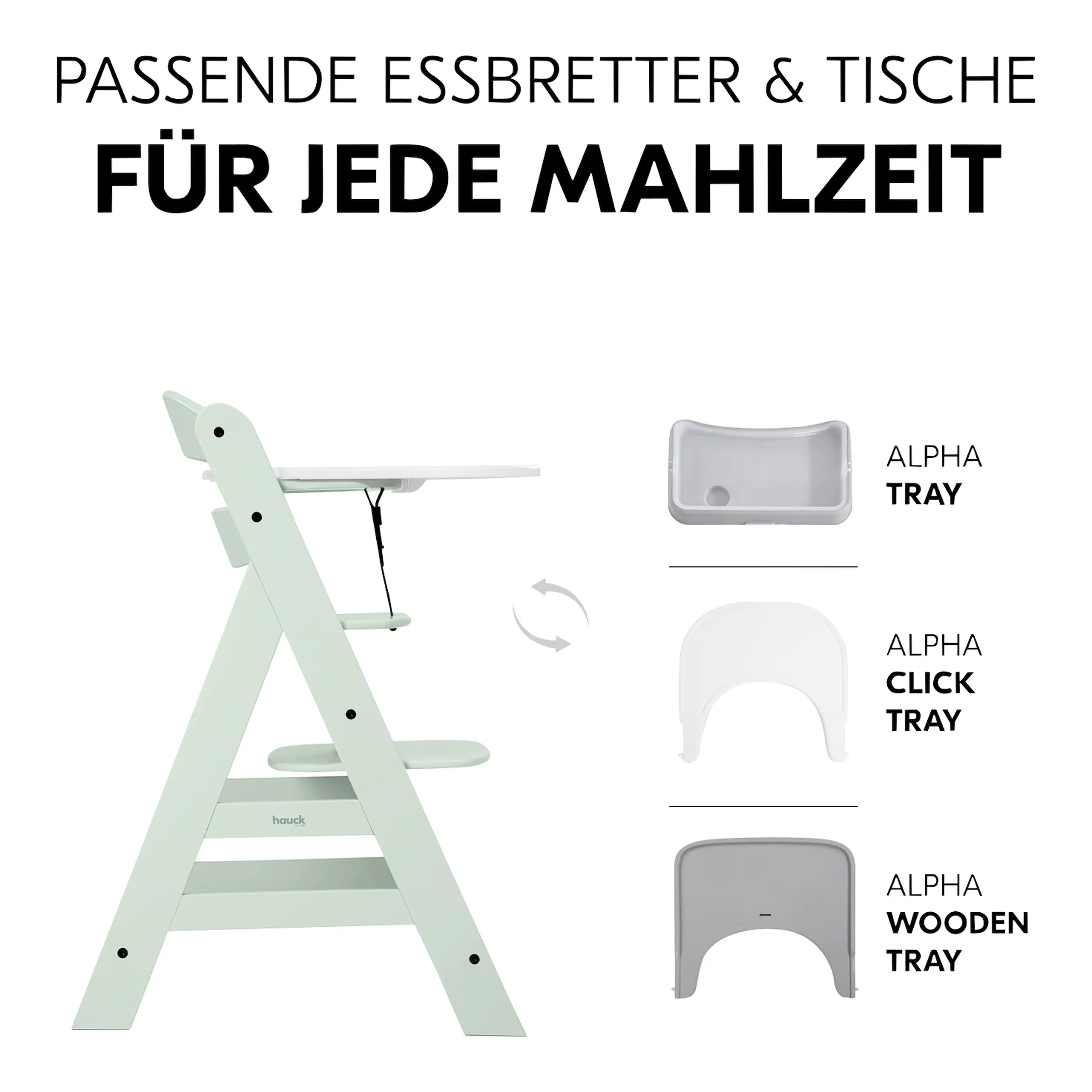 Hauck Hochstuhl Alpha + mint