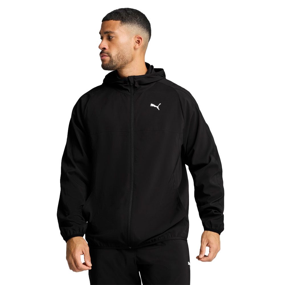 Puma M Tad Tech Woven Full Zip Jacke Herren puma black