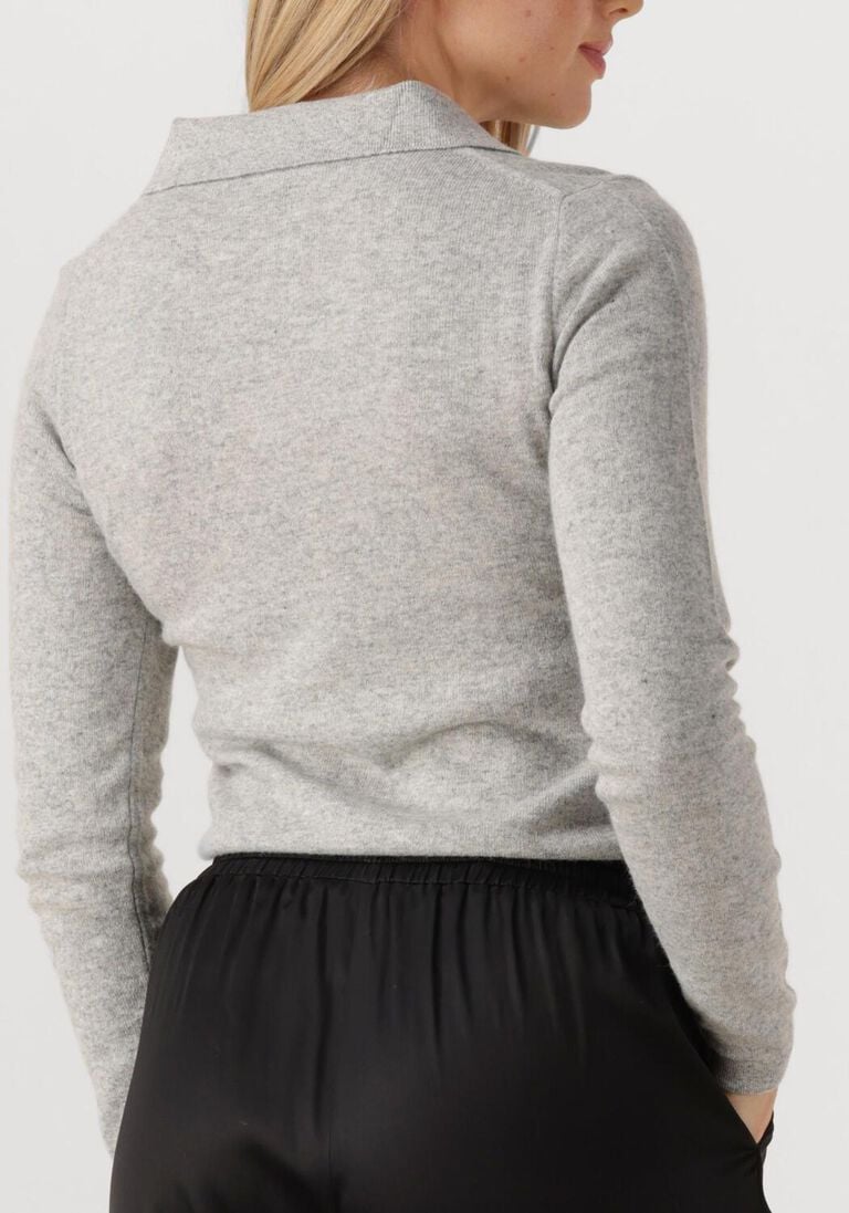 lichtgrijze resort finest vest polo short cardigan