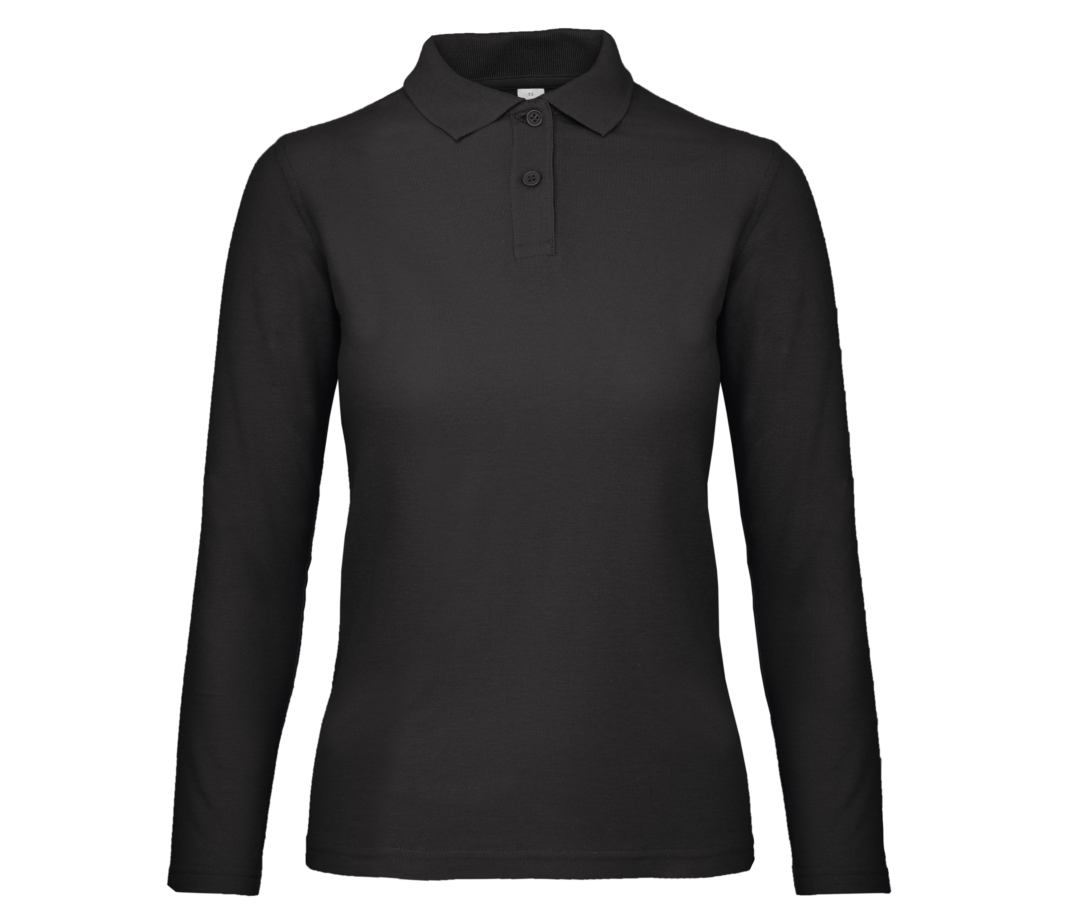B&C ID1LW - Polo Manches Longues Femme