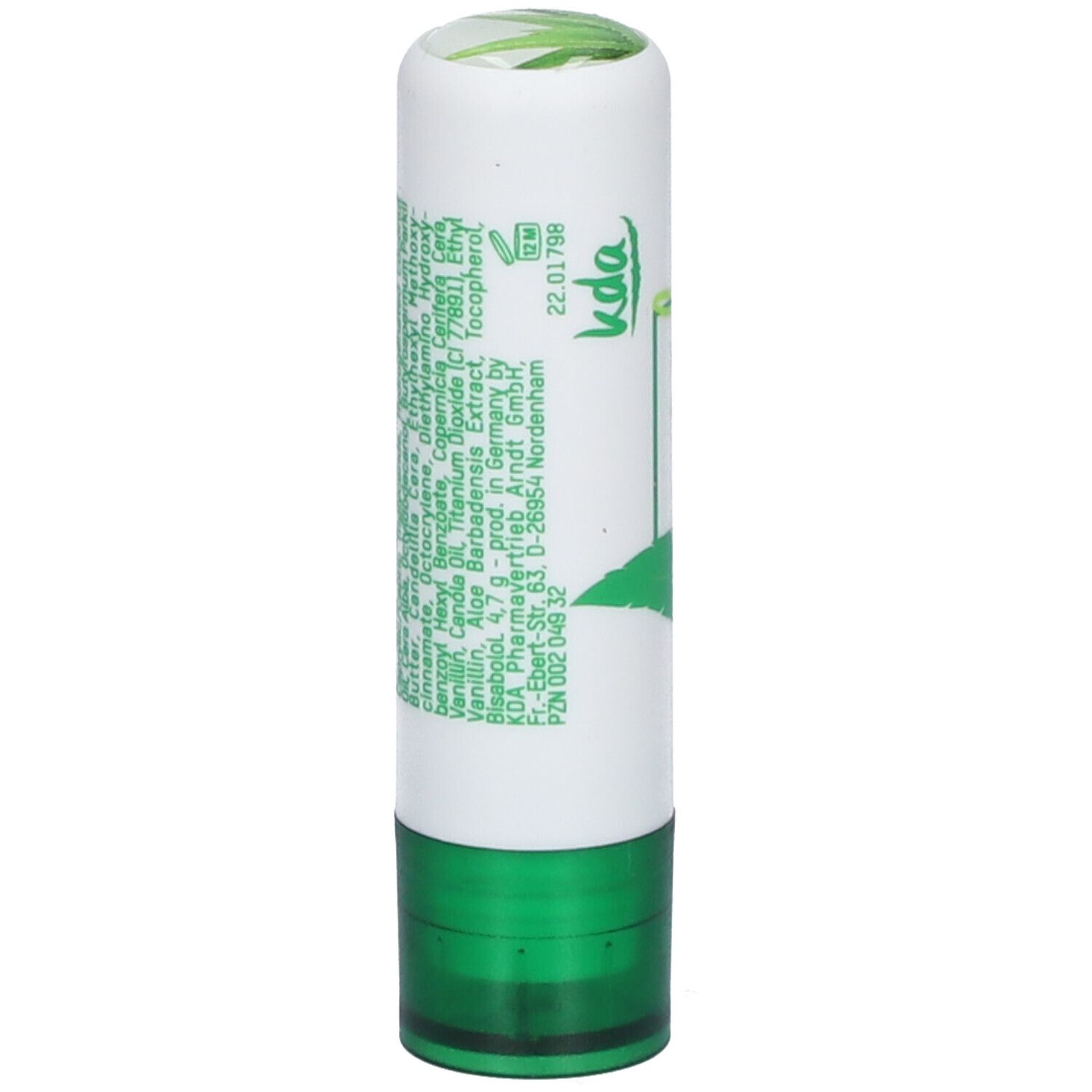 KDA® Aloe-Vera Lippenpflegestift mit Lichtschutzfaktor 20