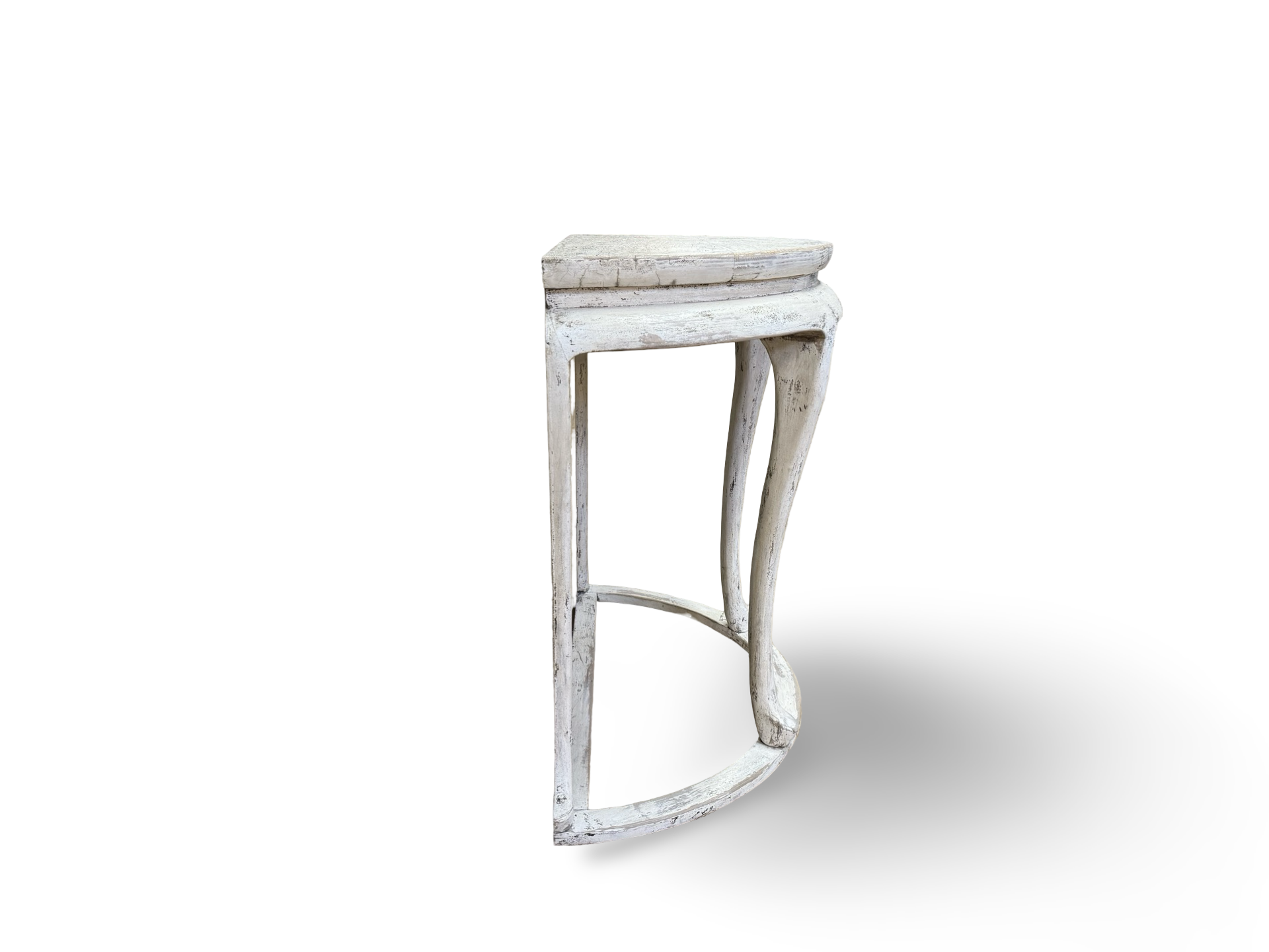 Wandtafel half rond wit uniek