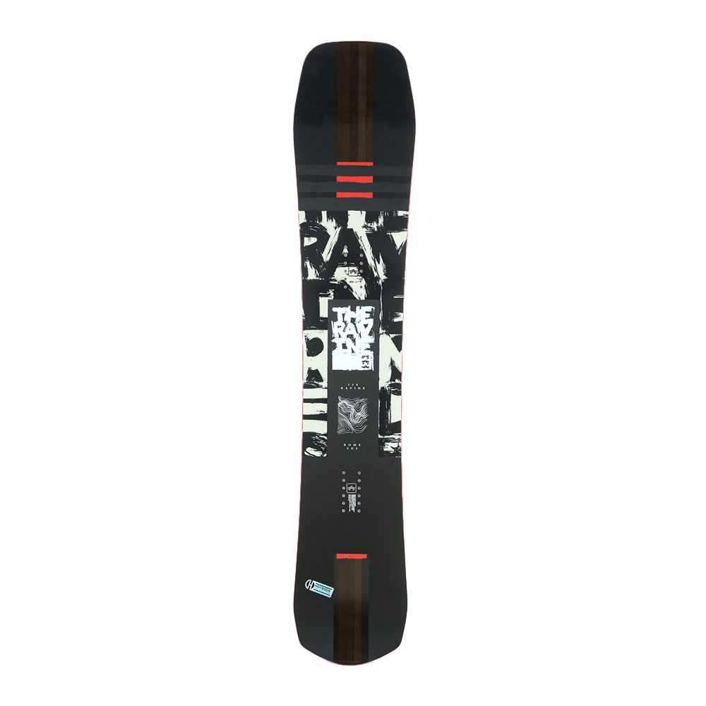 Rome RAVINE - Snowboard all mountain Homme black/red