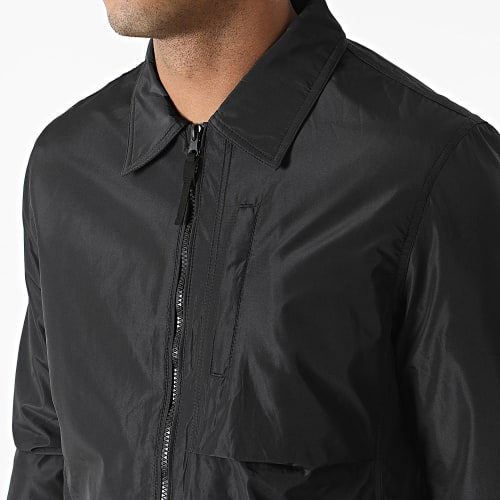 Ensemble Veste Zippée Et Pantalon Cargo Noir