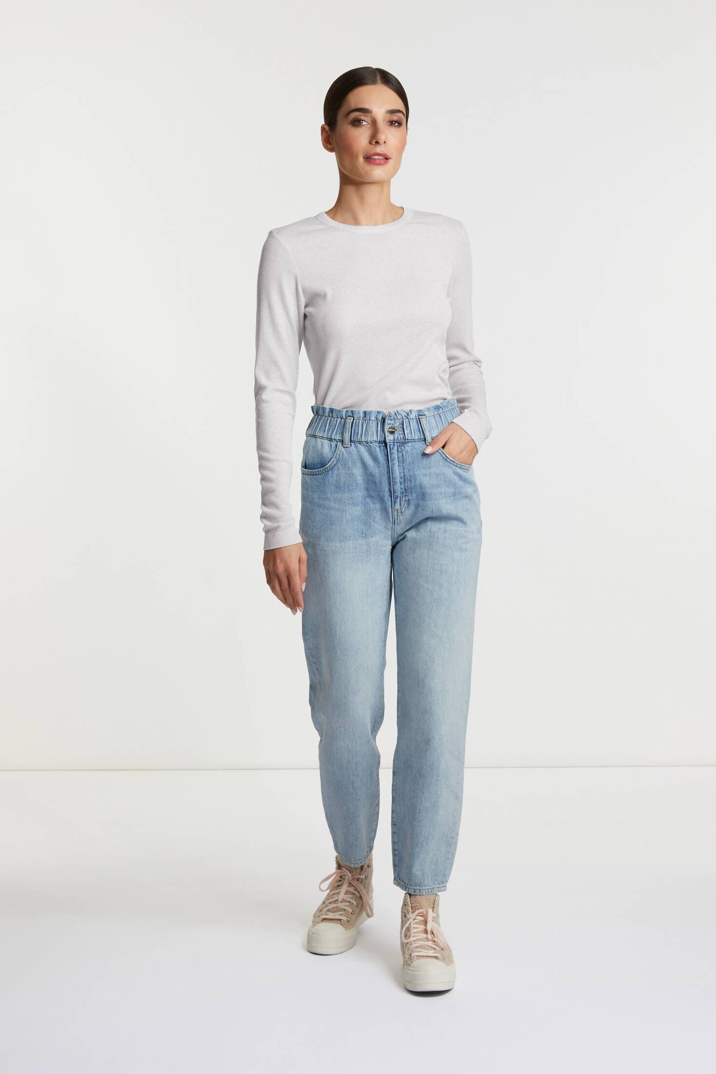 Rich & Royal| Damen Langarmshirt ECOVERO RIB LONGSLEEVE