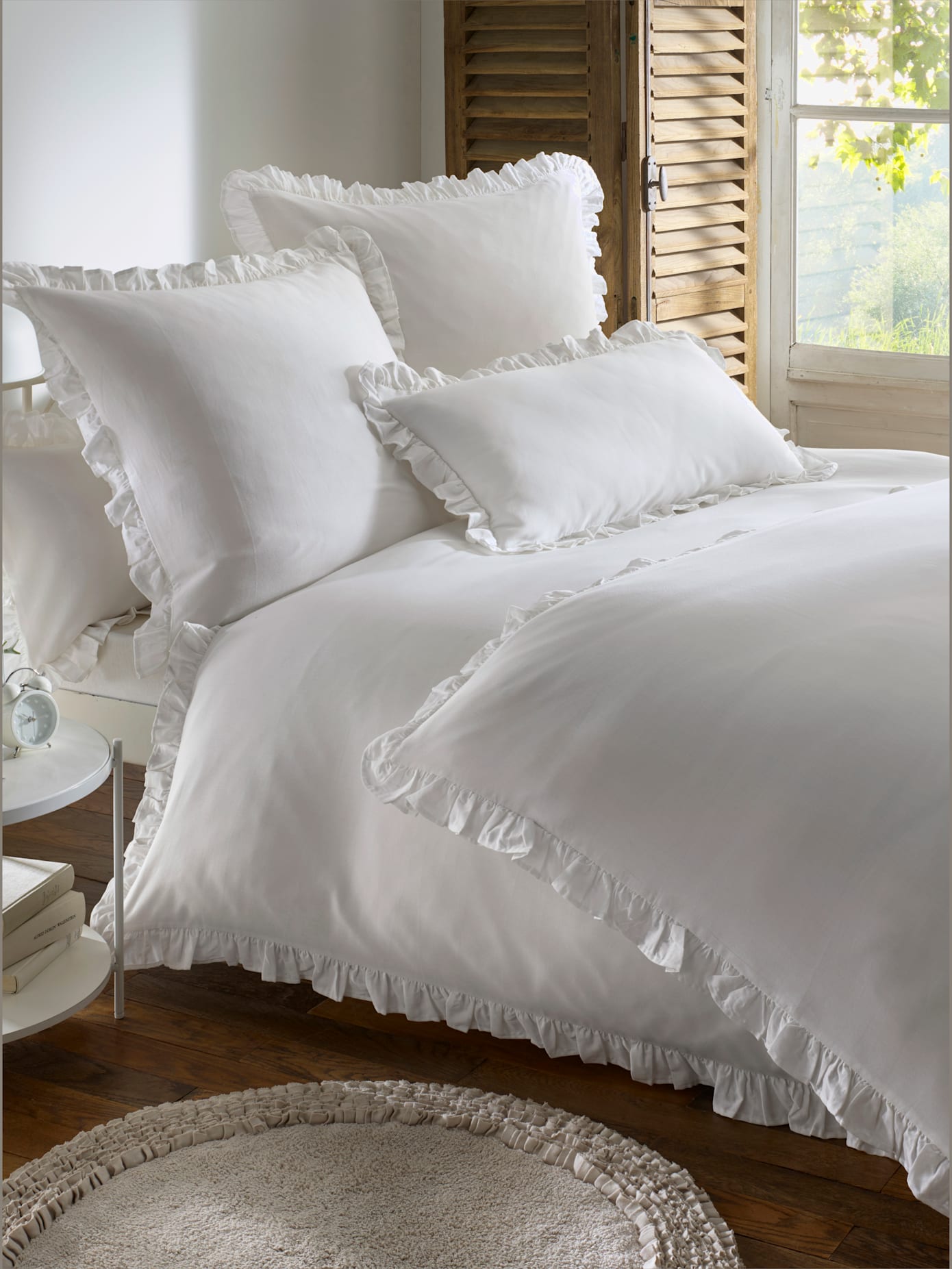 Linge de lit superbe qualité satin maco