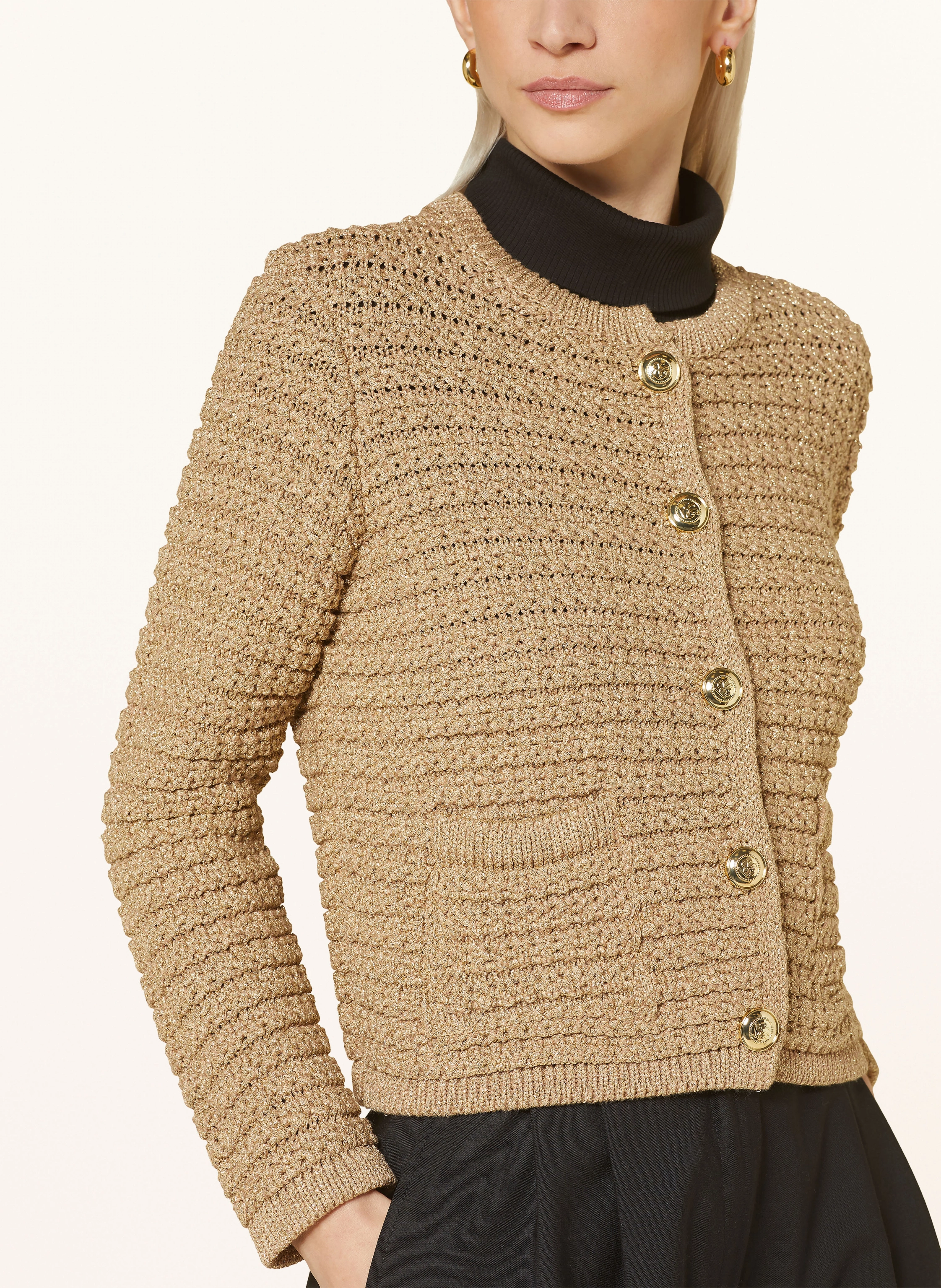 ba&sh Strickjacke GASTON mit Glitzergarn