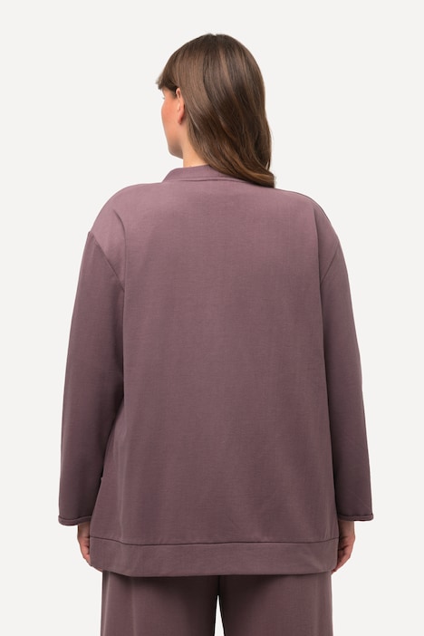 Loungewear-Sweatjacke, kuschelweich, Oversized