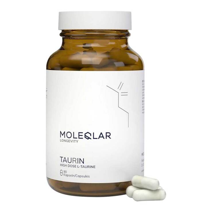 Moleqlar Taurin high Dose L-Taurine Kapseln, 90 St