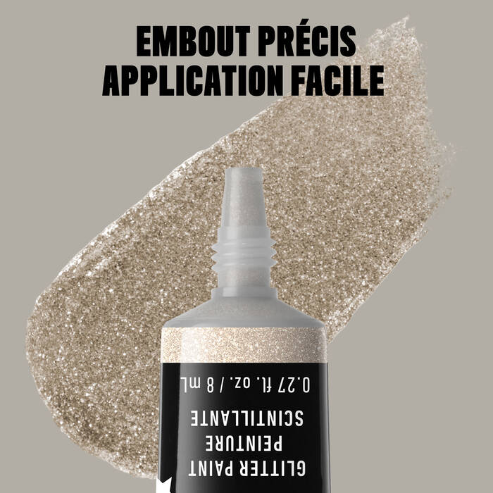 Peinture paillettée visage et yeux SFX