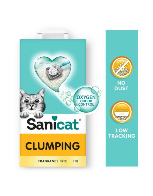 Sanicat Clumping Unscented - Kattenbakvulling - 16 l