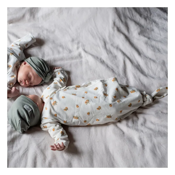 Bonjour Little Kimono Noué Coton Bio Marbella | Ecru
