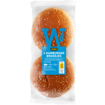 Jumbo - Hamburger Broodjes - 4 Stuks