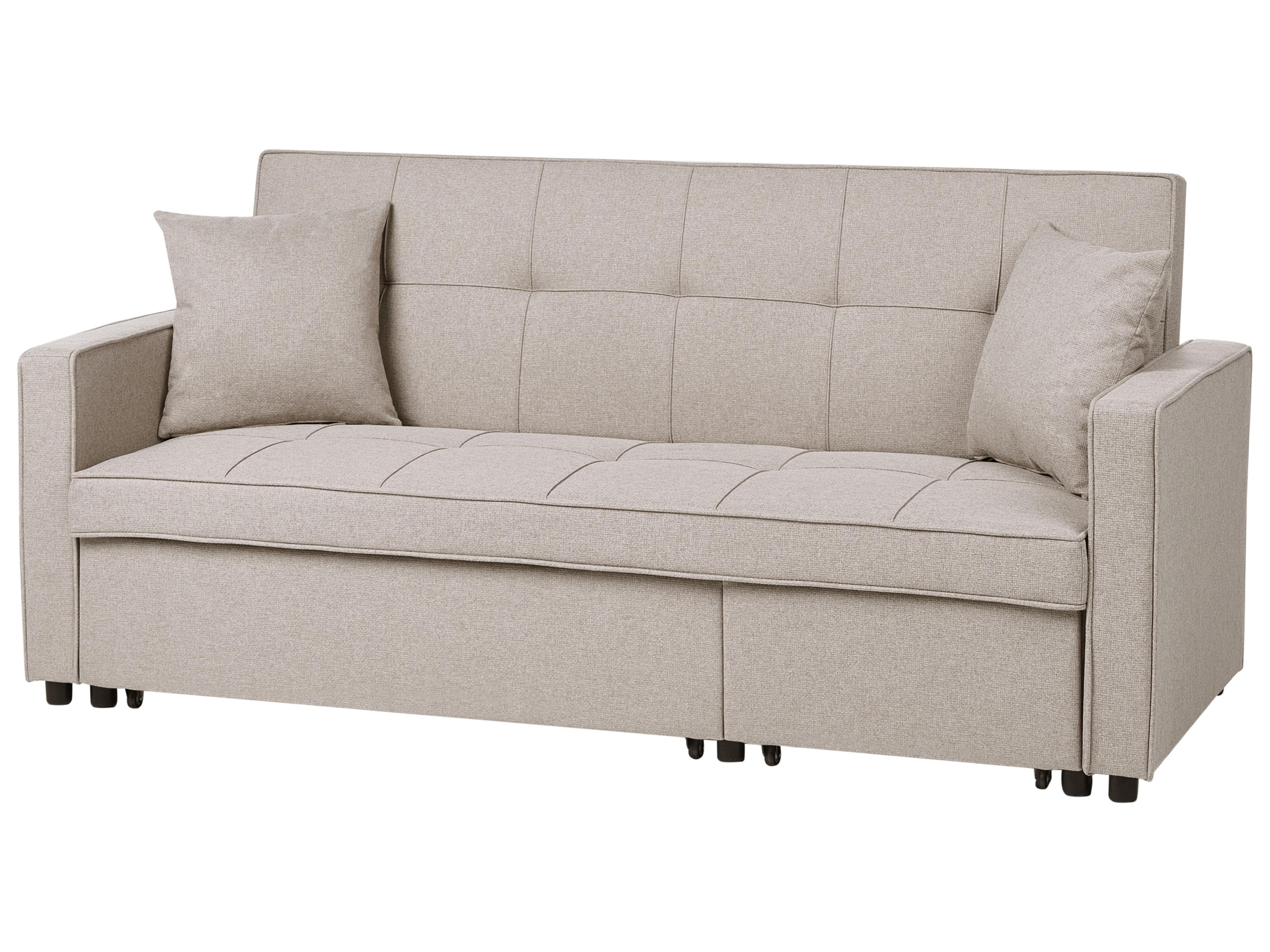 Slaapbank 3-zits GLOMMA Stof Beige