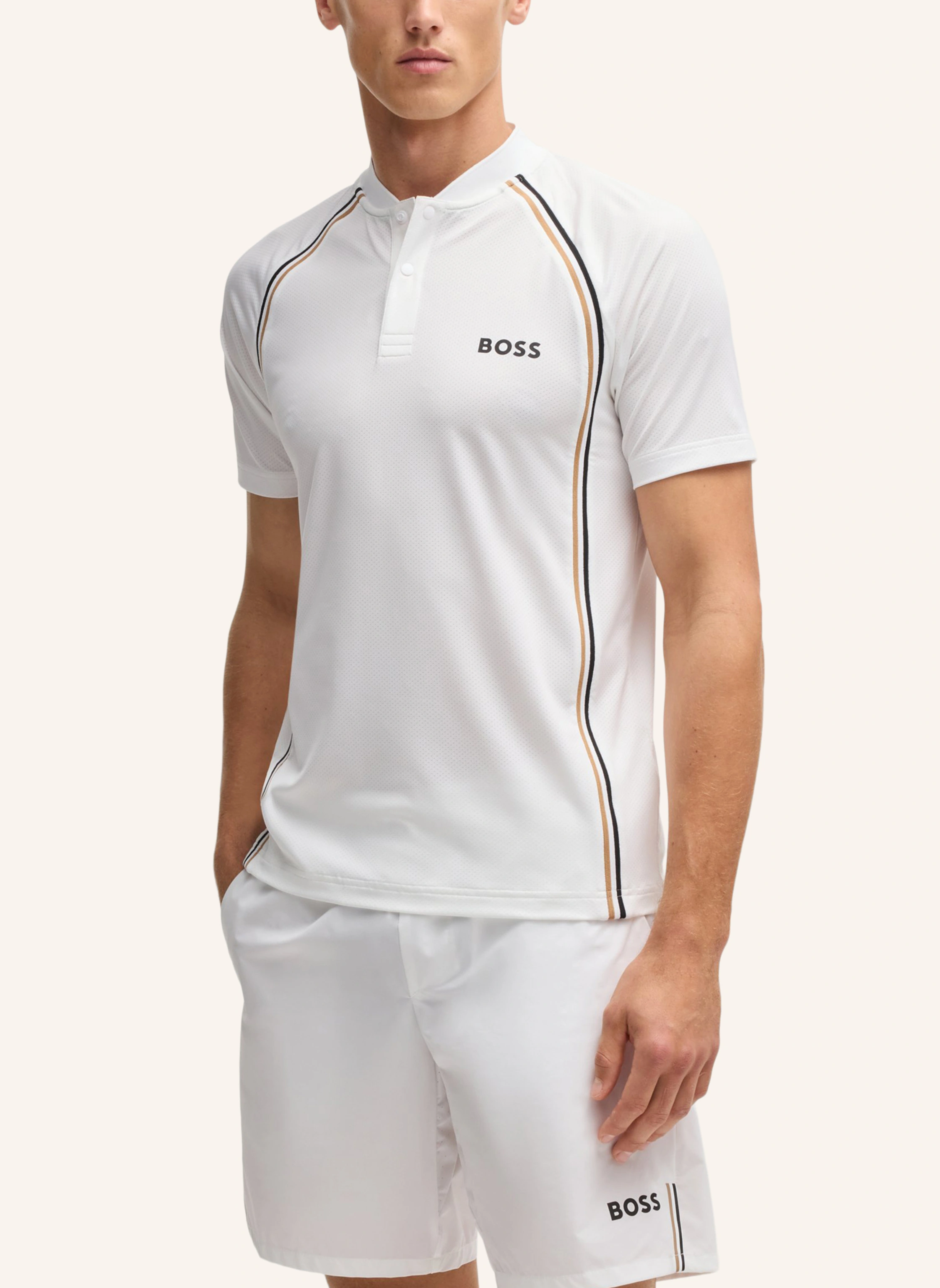 BOSS Poloshirt PARIQ TOC MESH Slim Fit