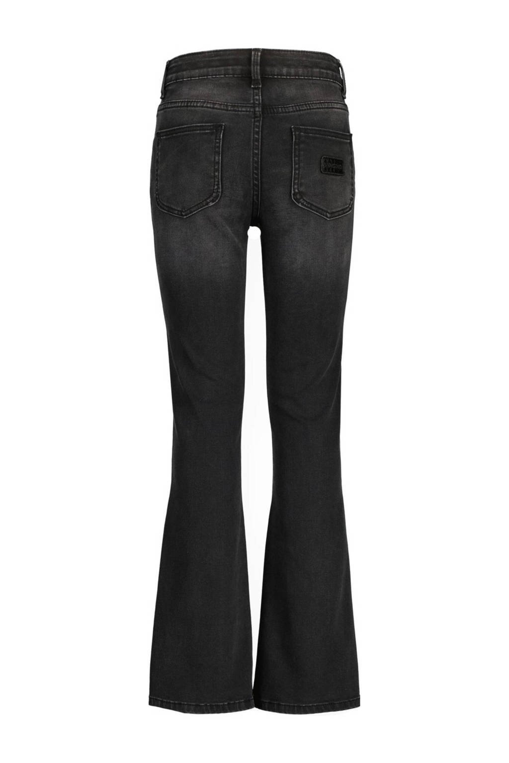 Vingino high waist flared jeans Britte washed black