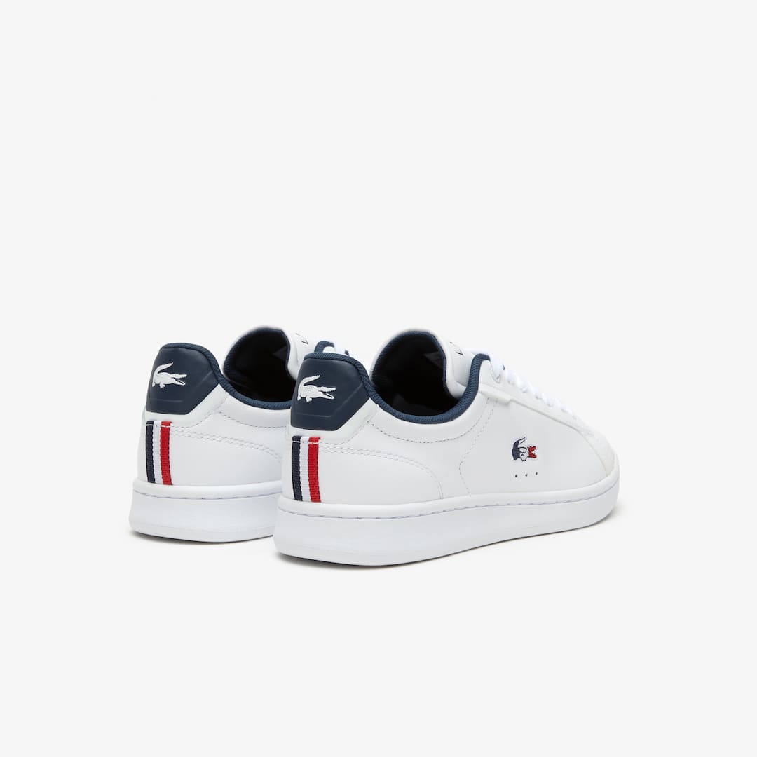 Sneakers Carnaby Pro femme Lacoste en cuir tricolores Sneakers - Blanc - Lacoste - Femme