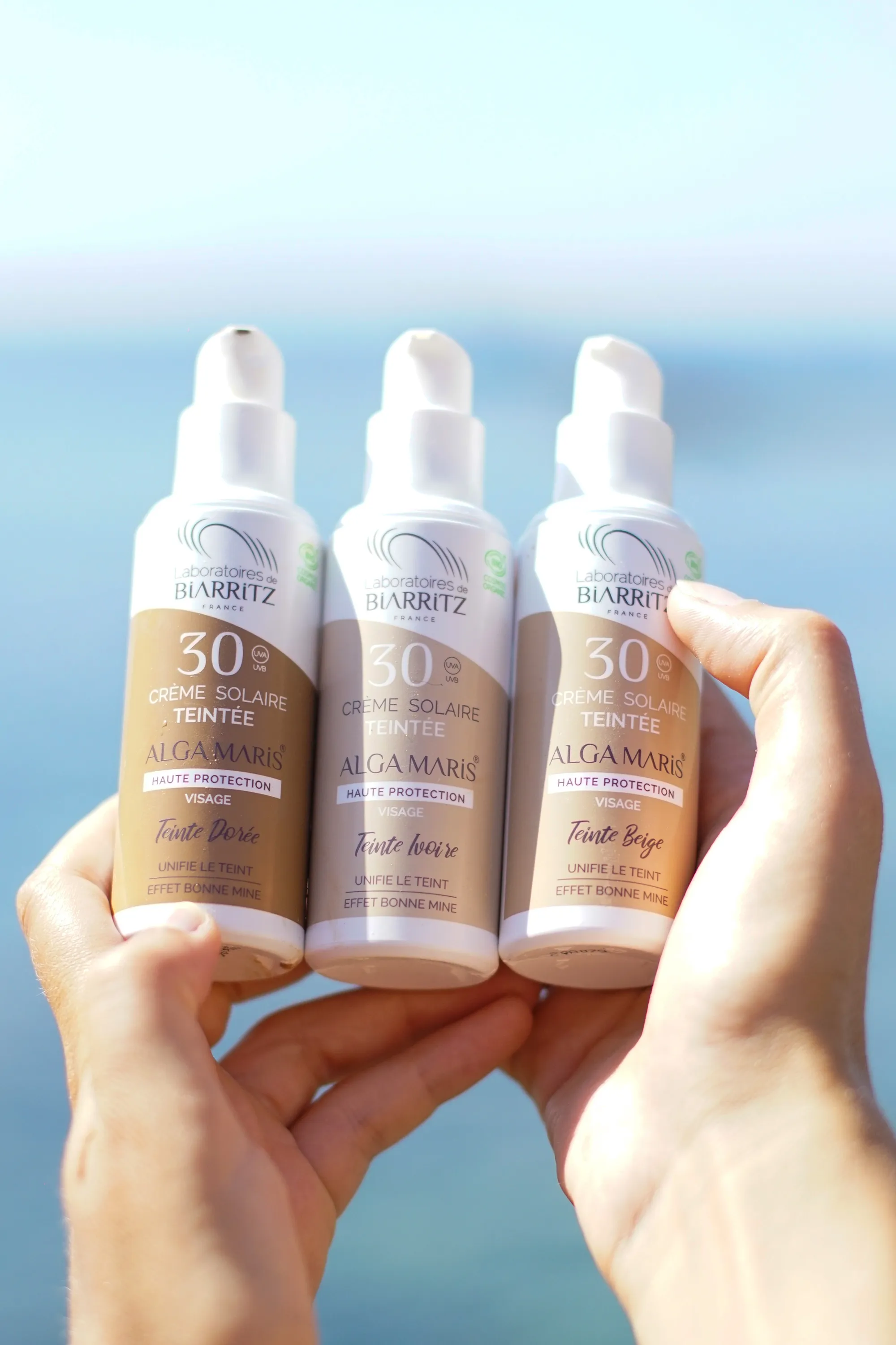 LABORATOIRES DE BIARRITZ Crème solaire visage teintée SPF30-50 ml