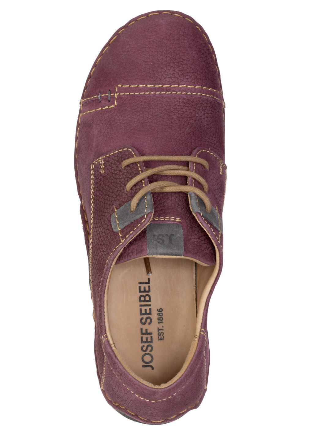 Josef Seibel, klassische Damen-Schnürschuhe, Weite G, mit herausnehmbarem Fussbett