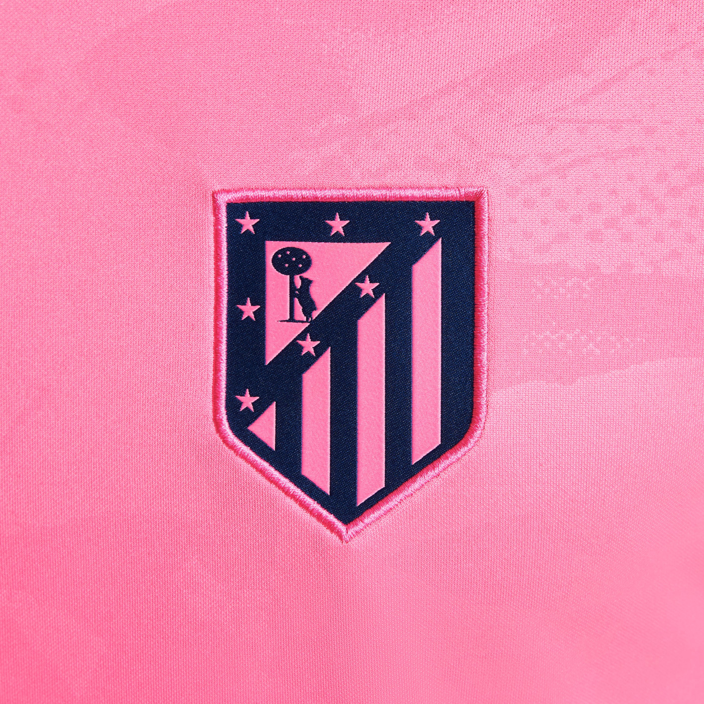 Nike Atletico Madrid Pre-Match Trainingsshirt 2024-2025 Roze Donkerblauw