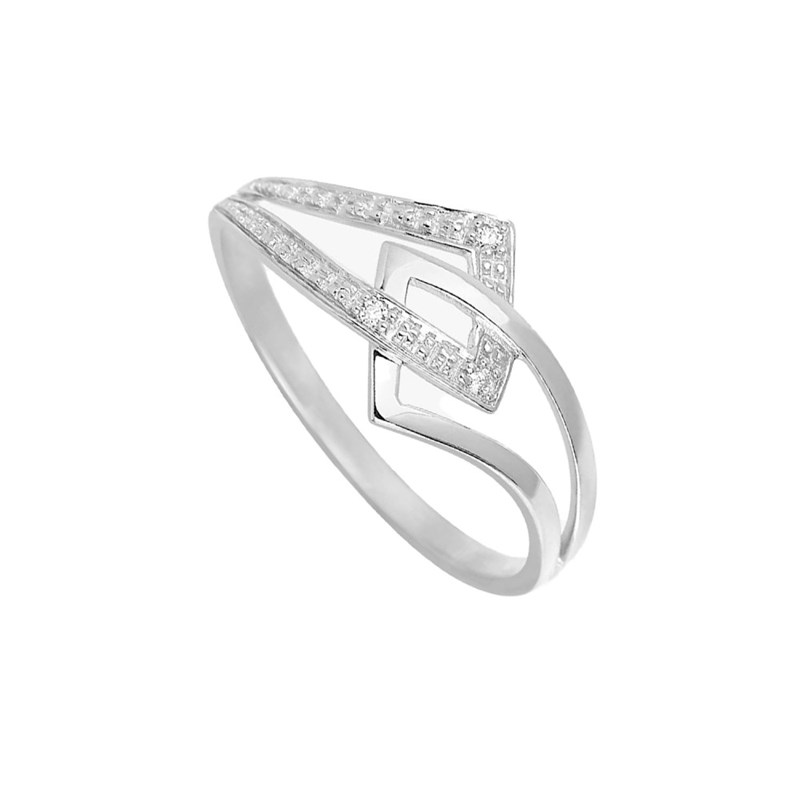 Bague Femme - Or 18 Carats - Diamant 0,01 Carats