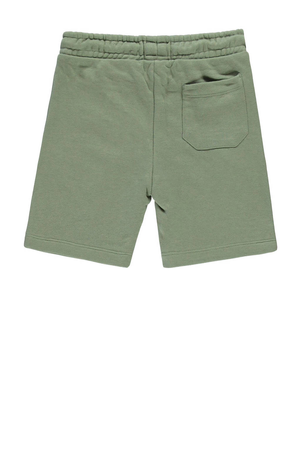 Cars sweatshort COARS met printopdruk armygroen