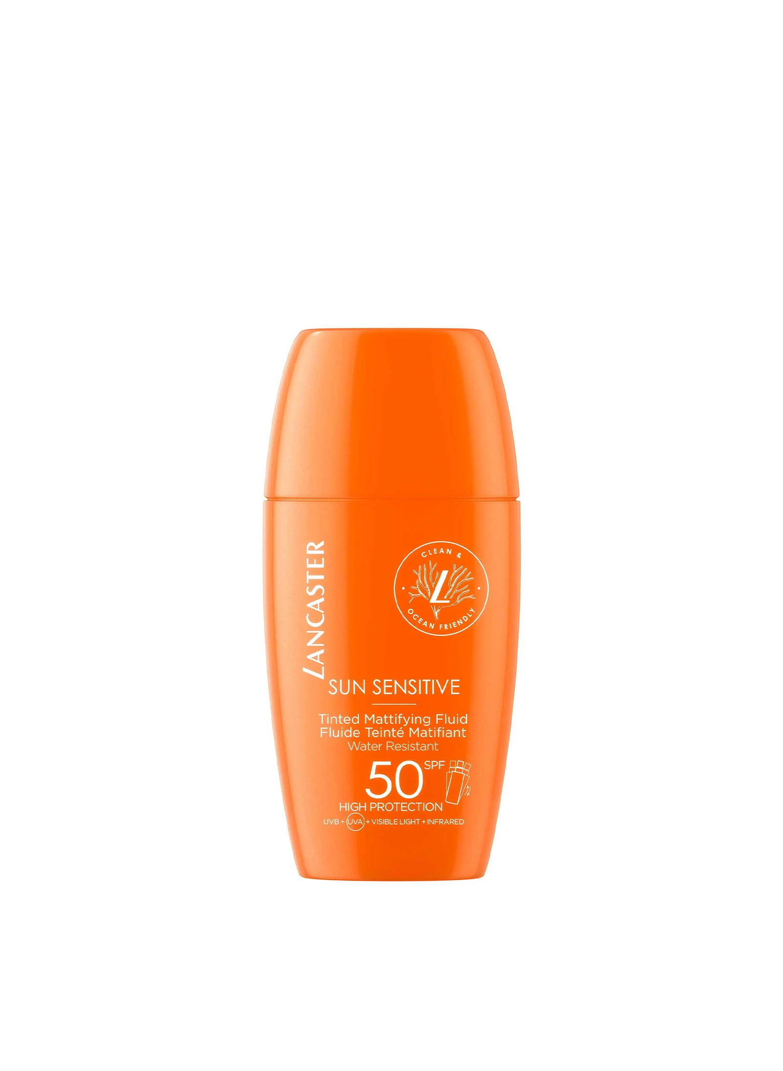 SPF 50 SUN SENSITIVE FLUIDE MATIFIANT TEINTE |