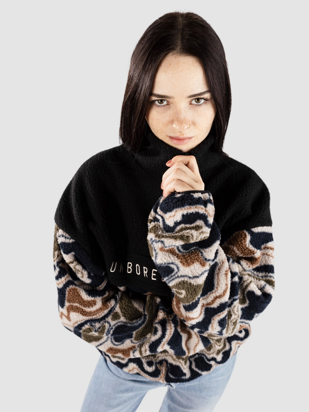 Eivy Ball Sherpa Fleece Jacket curve camo