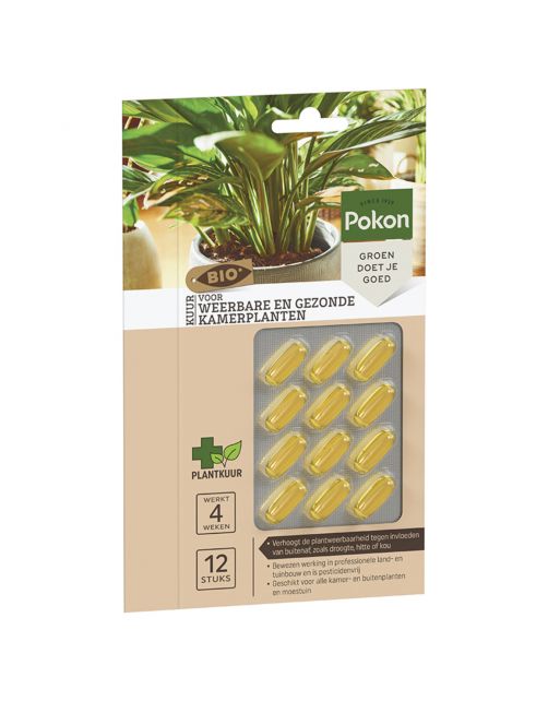 Pokon Bio Kuur Weerbare Gezonde Plant Caps - Insectenbestrijding - 12 stuks