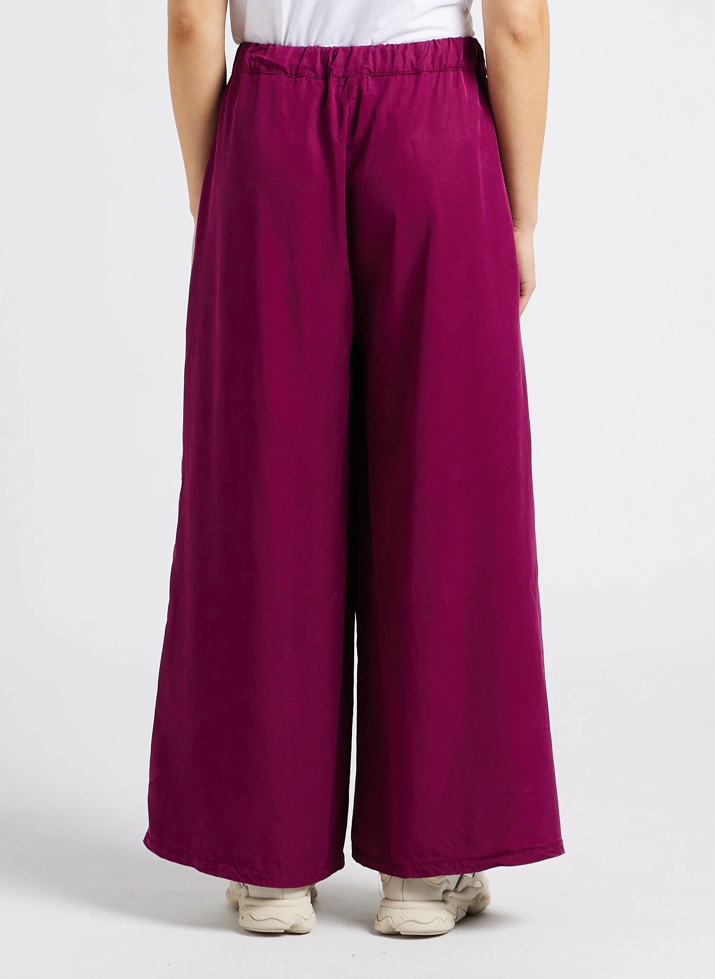 Pantalon large taille haute |