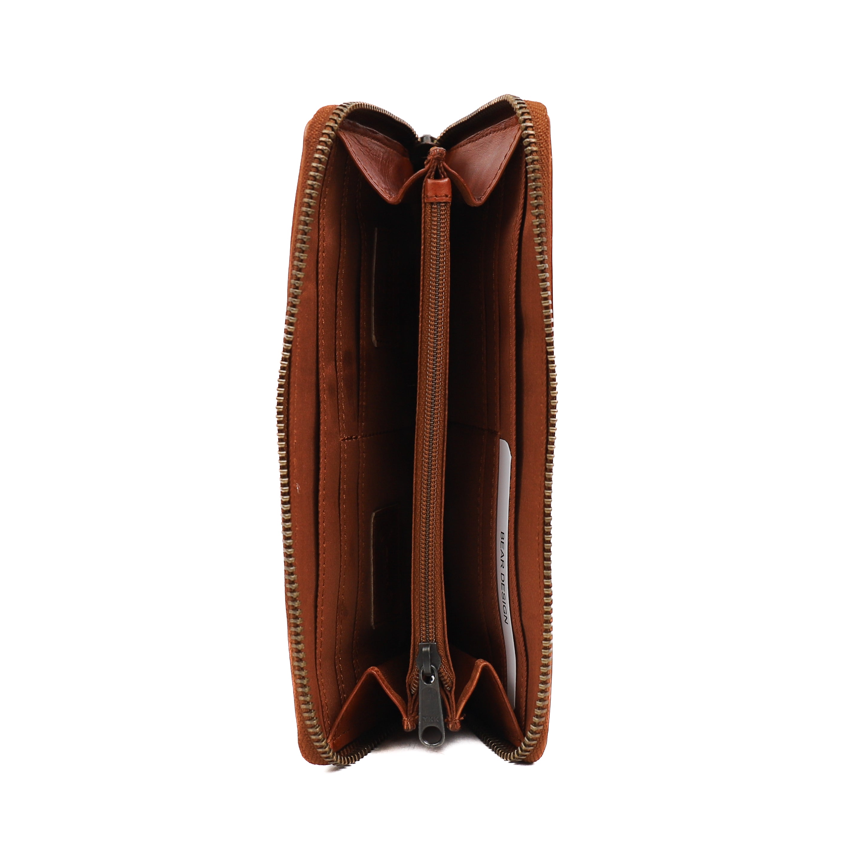 Ruime ritsportemonnee 'Sofie' cognac Cognac