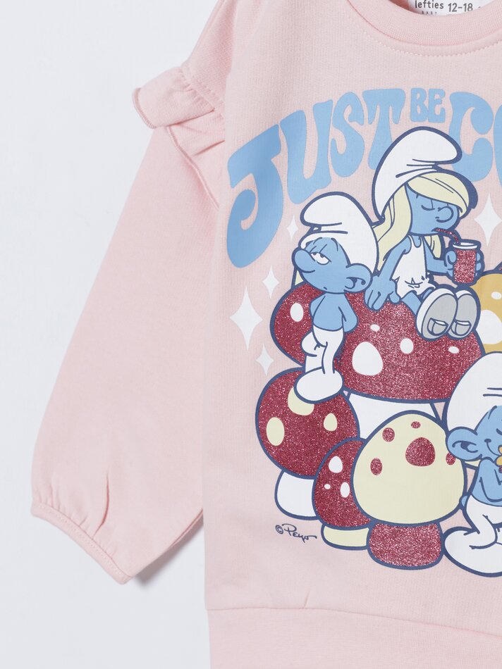 Moletom Smurfs IMPS - Rosa Pastel