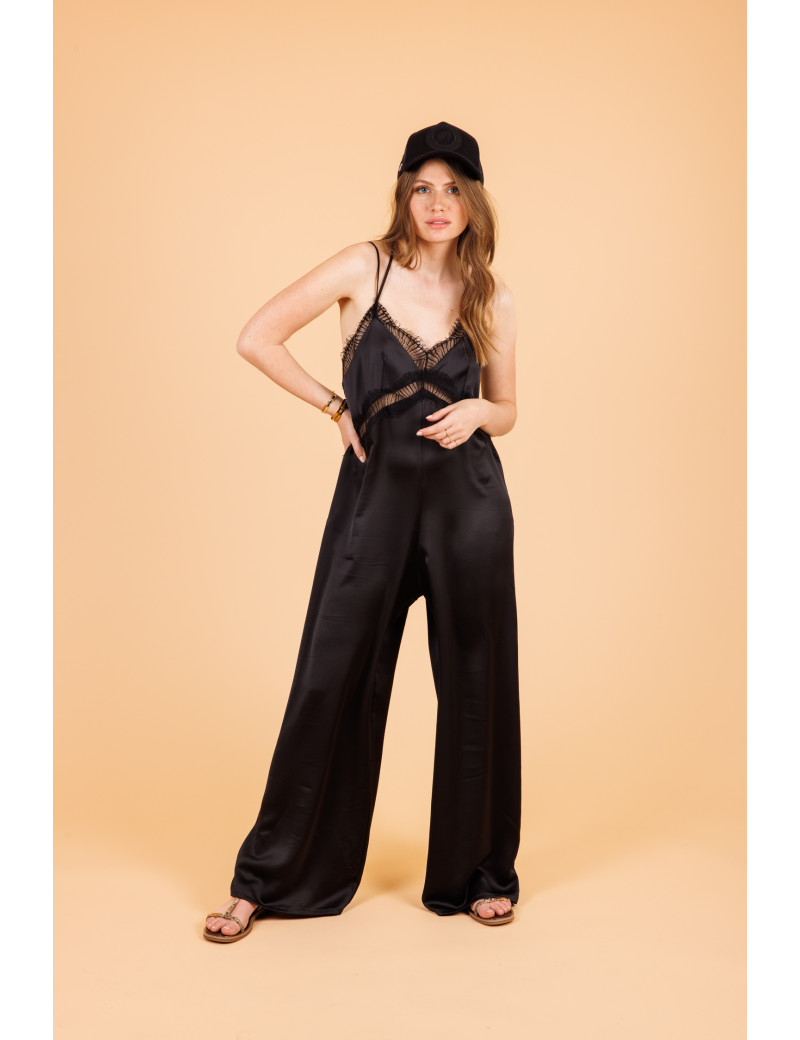 IMPERIAL COMBI SANS MANCHES FINES BRETELLES NERO