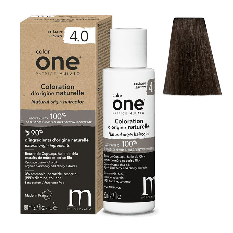 Coloration d'origine naturelle Color One 4.0 châtain