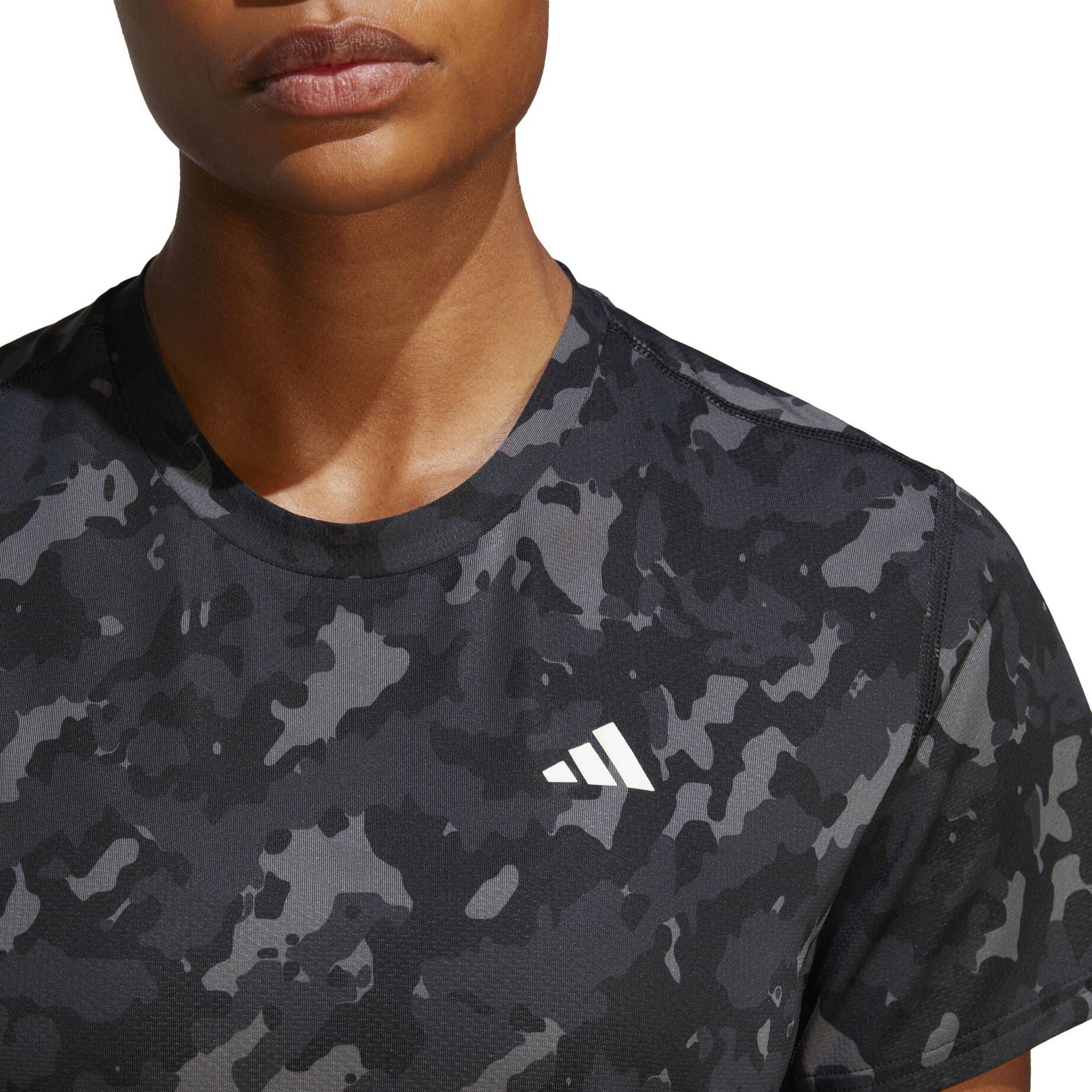 adidas Performance| Damen Laufshirt OWN THE RUN CAMO