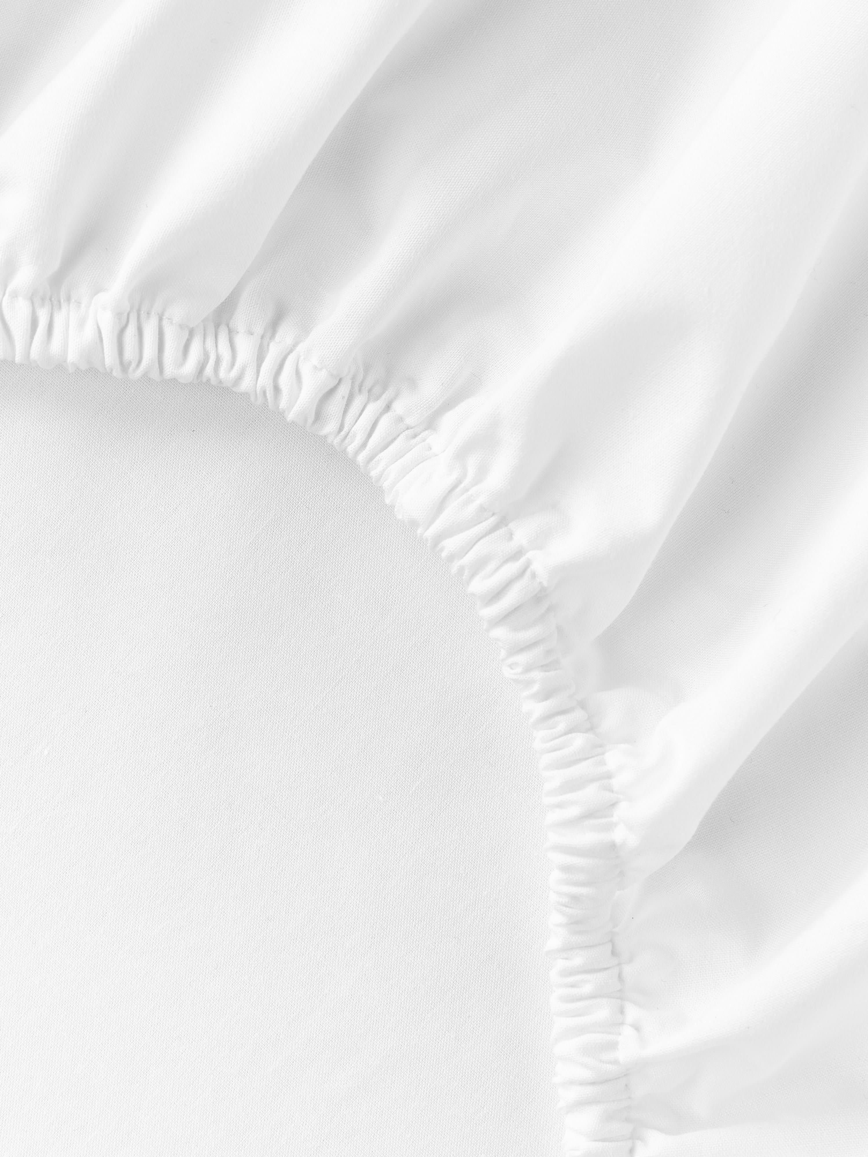 Boxspring hoeslaken Elsie, katoen perkal