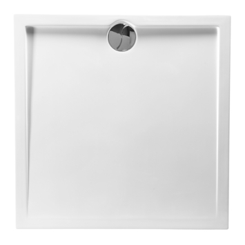 Allibert Slim douchebak 90x90 cm polybeton wit