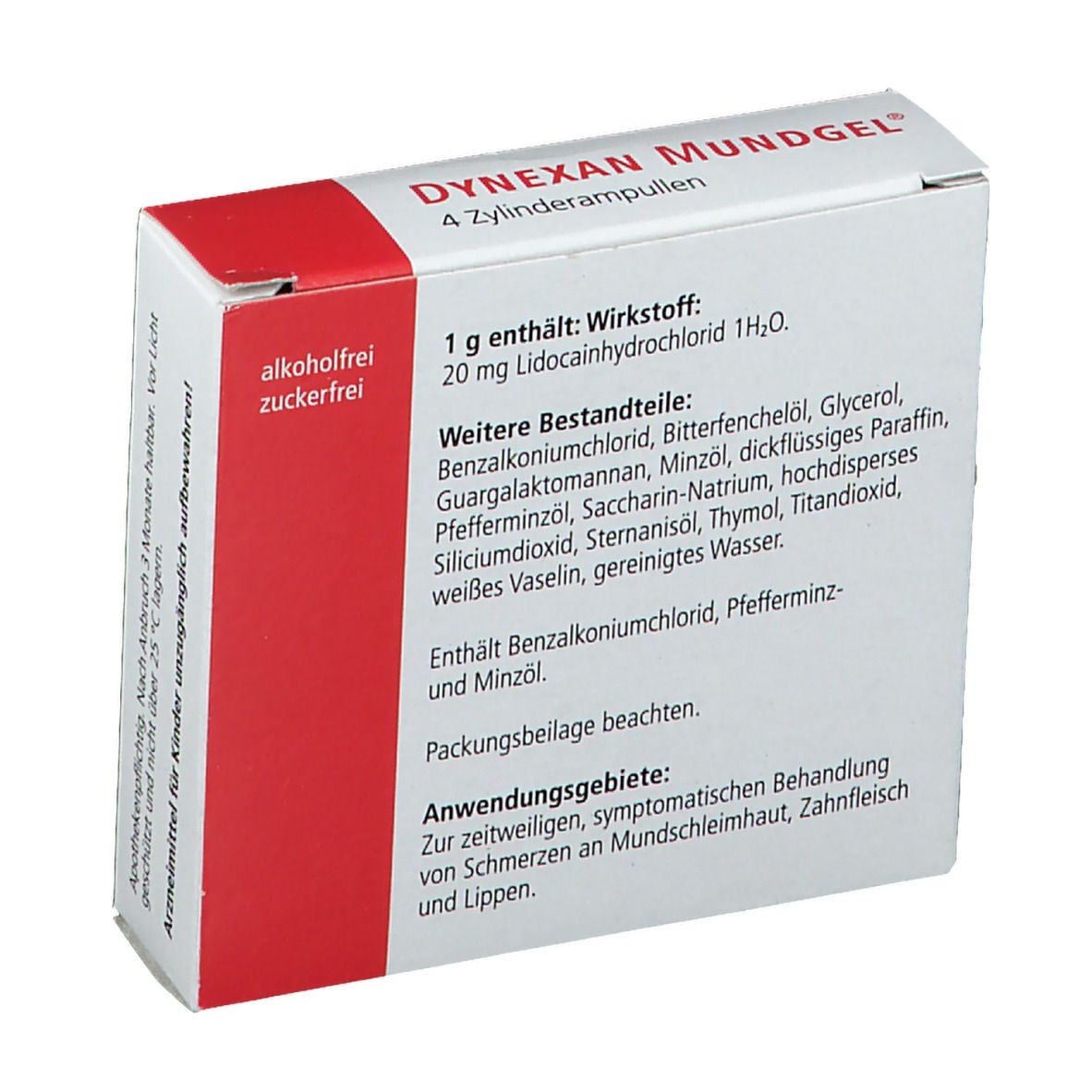 DYNEXAN® Mundgel Zylinderampullen