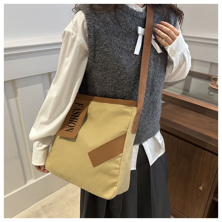 Kleevelind - Canvas Tote Bag met Paneel