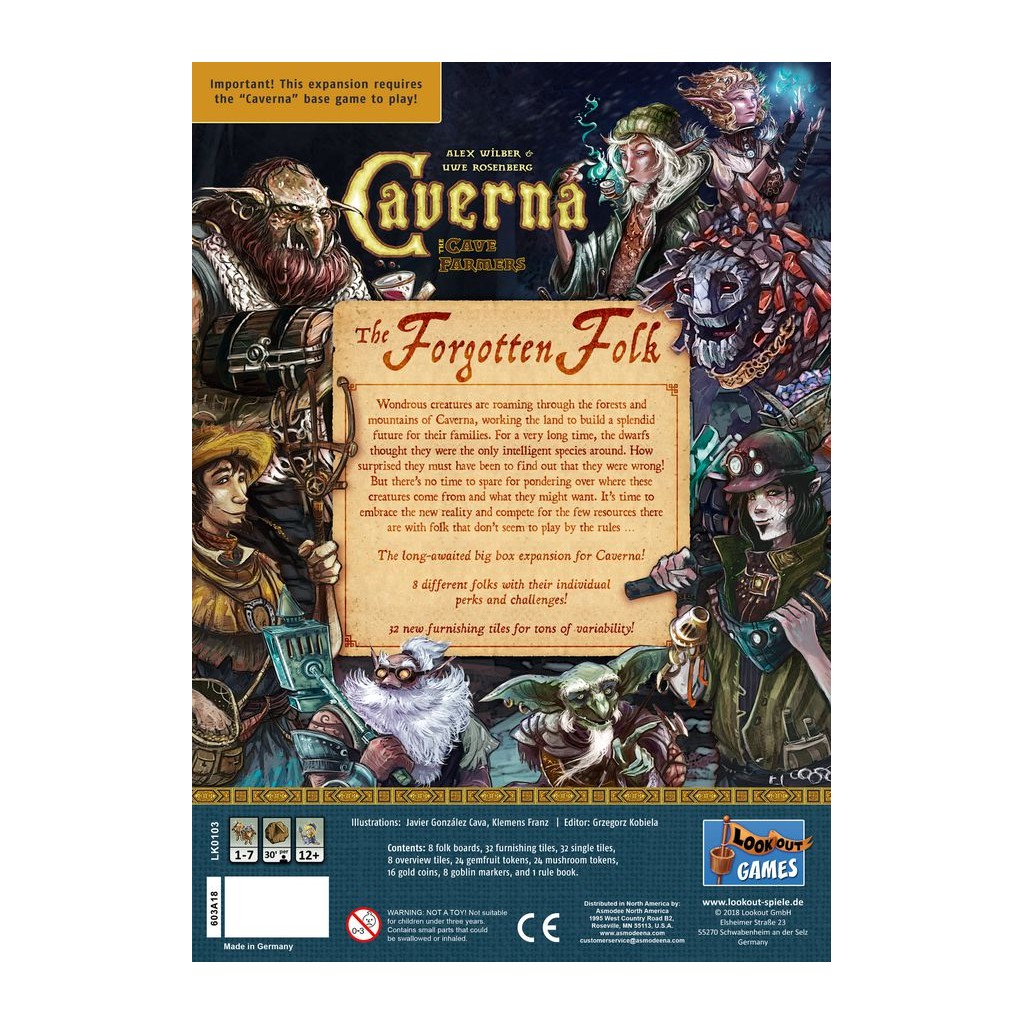 Caverna : The Forgotten Folk Expansion